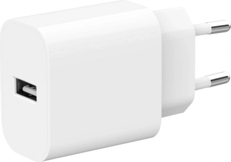 Sieťová nabíjačka USB‑A 2,4 A – biela