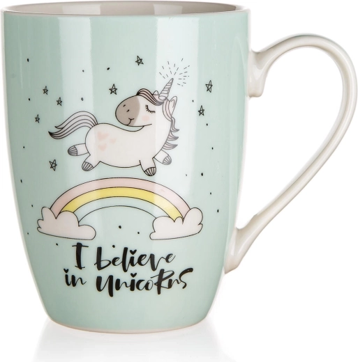 Ceramic Mug Unicorn 340 ml – cute unicorn mug, dishwasher and microwave safe