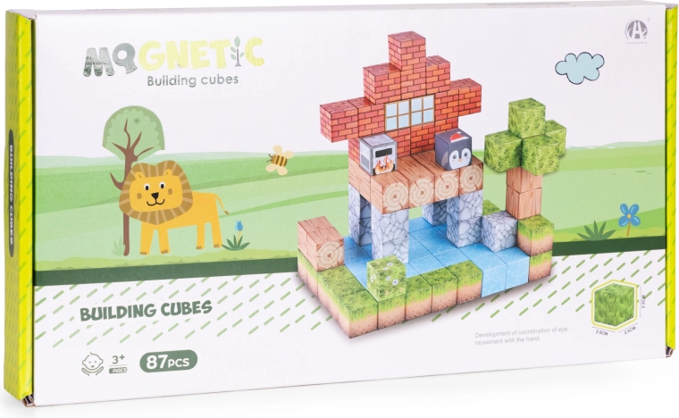 Magnetic blocks that hold their shape