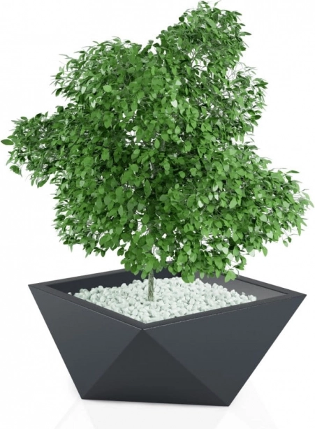 Designer flowerpot MONUMO Vendetta 30 cm, anthracite