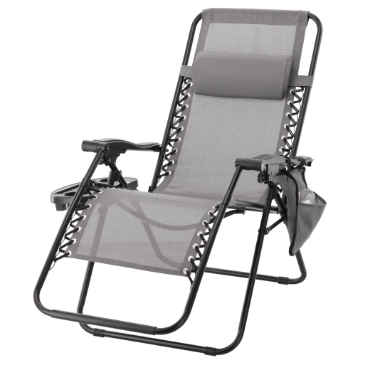 Textilene respirant et cadre en acier robuste