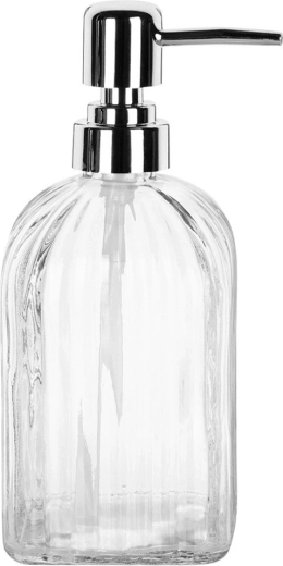 Comfortabele dosering met een glanzende metalen pomp