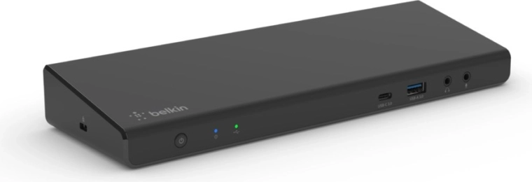 Belkin USB‑C DisplayLink docking station for three 4K monitors with 85 W PD power delivery
