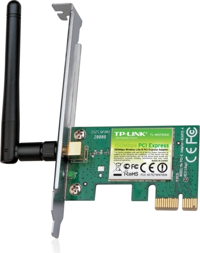 Scheda WiFi TP-LINK N150 PCI-E con antenna