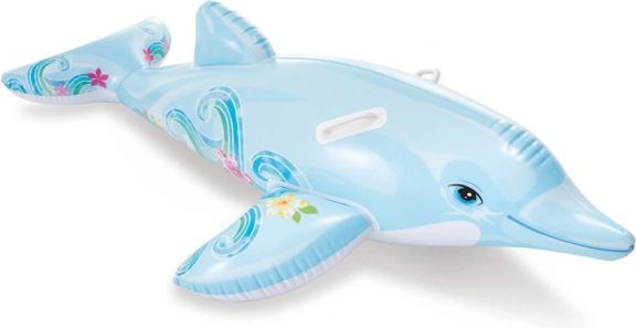 Inflatable water dolphin 175 × 66 cm with handles