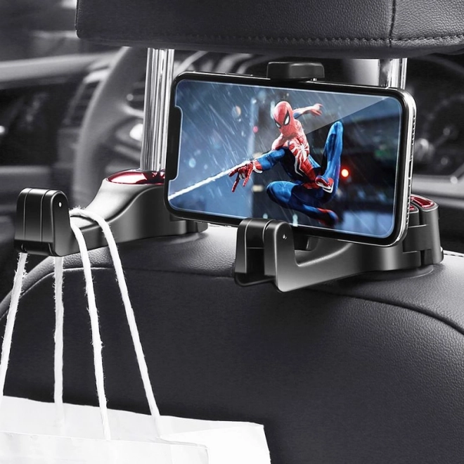 Phone holder for comfortable viewing on the road