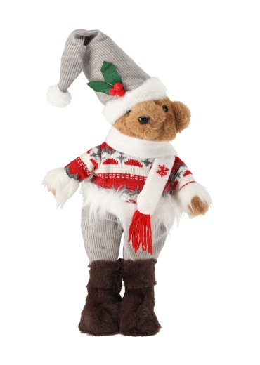 Detailed winter outfit and soft finish