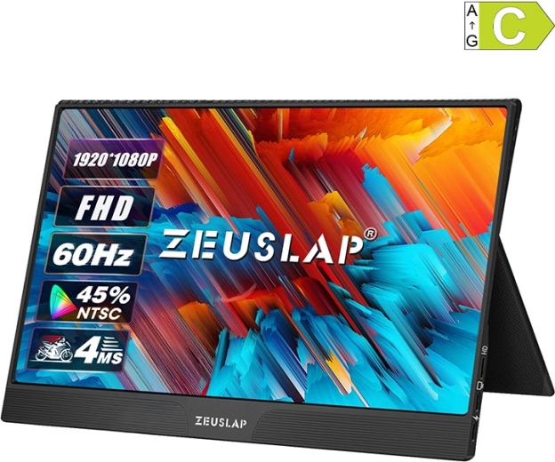 Prenosni zaslon na dotik Zeuslap Z15ST 15,6" Full HD IPS