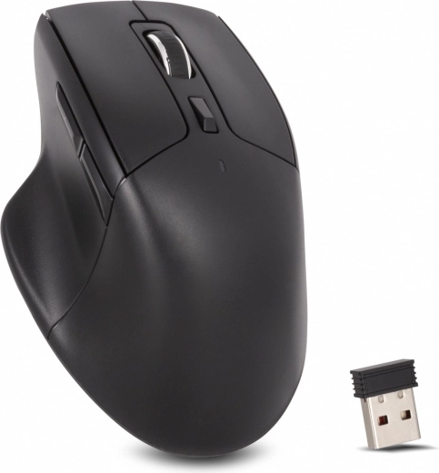 Bezprzewodowa cicha mysz SILENCIO 2.4G, 6 przycisków