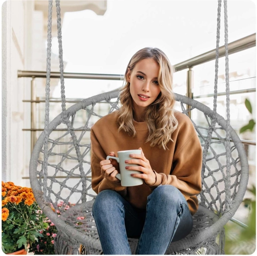 Assise confortable et dossier haut