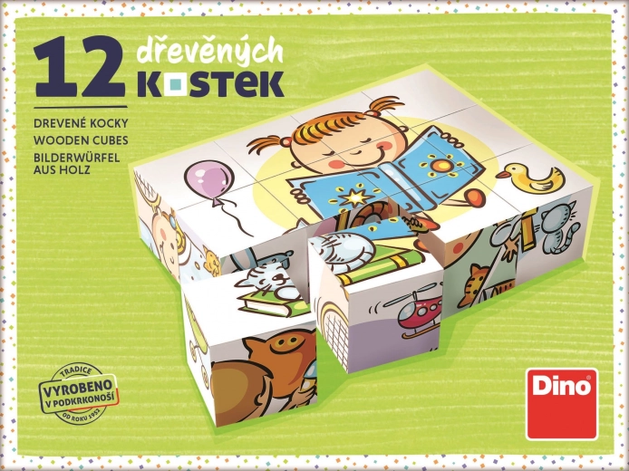 Wooden Blocks Nice Day – Set of 12 Blocks