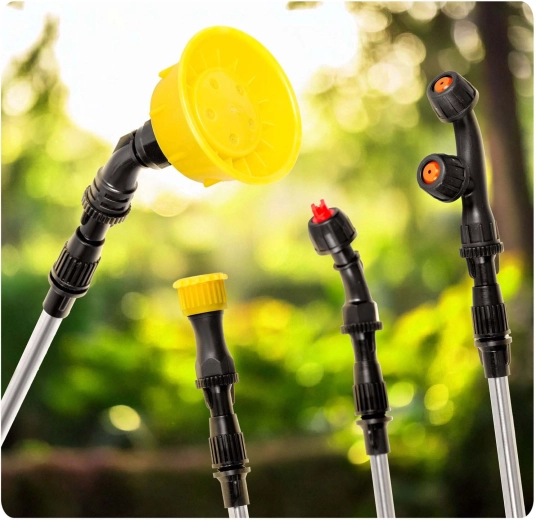 Quattro ugelli intercambiabili per ogni compito