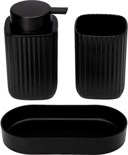 Set da 3 pezzi per l’ordine vicino al lavabo