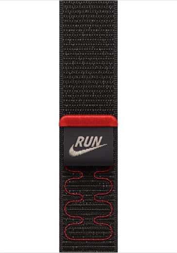 Bracelet sport NIKE pour Apple Watch 46 mm – noir nuit