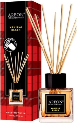 Diffusore a bastoncini Areon AH Parfum Sticks Vanilla Black 50 ml