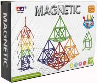 Magnetic Construction Set 120 pcs