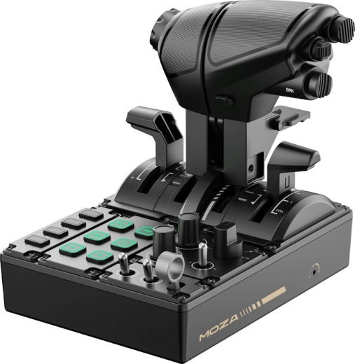 Four-axis control with precise detents