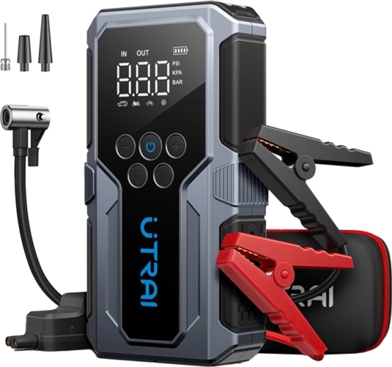 Avviatore multifunzione per auto UTRAI JS9 con compressore e powerbank