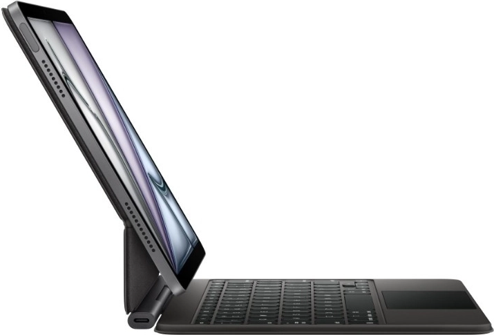 Grote glazen trackpad en gebarenondersteuning