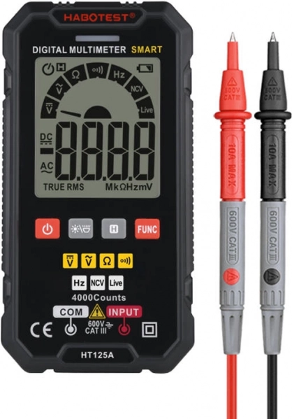 Digital Multimeter HABOTEST HT125A with True RMS and NCV