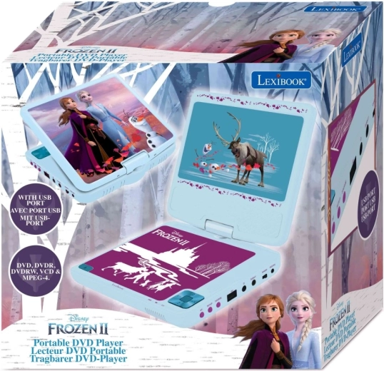 Lettore DVD portatile Lexibook 7" DISNEY FROZEN