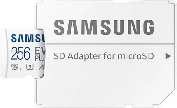 Scheda di memoria Samsung EVO Plus microSD 256GB con adattatore