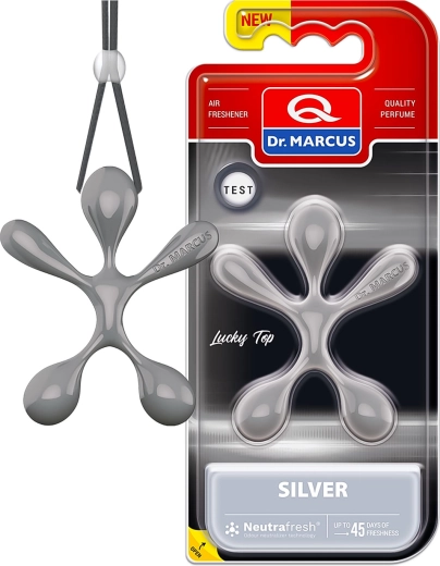 Dr. Marcus Lucky Top deodorante per auto Silver