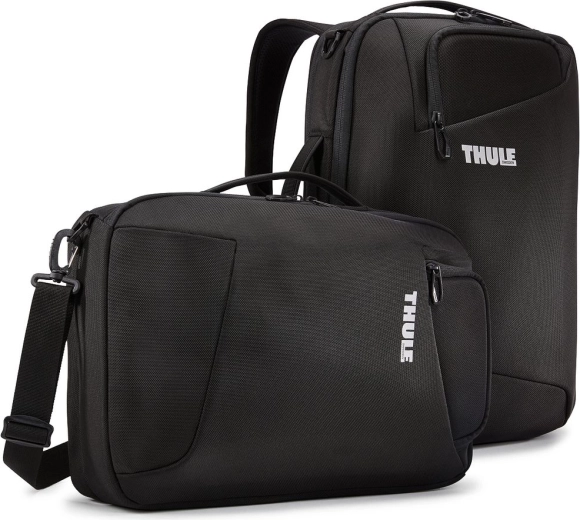 Thule Accent borsa convertibile e zaino per laptop 17 l nero