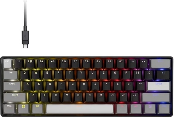 Tastiera da gaming Clipper Pro Mini 60 Core nera