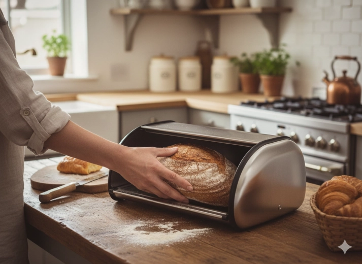 Smooth roll-top lid for quick access