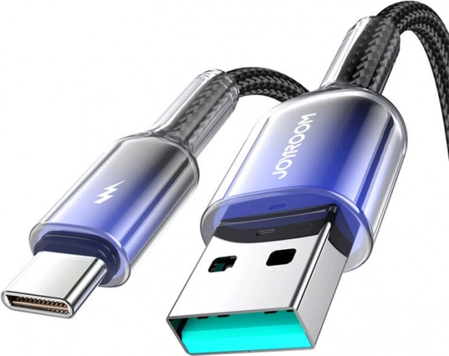 Joyroom kabel USB-A na USB-C 3 A 1,2 m črn