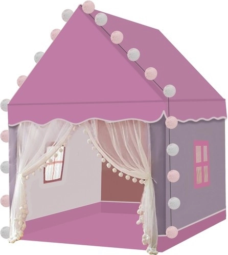 Tente pour enfants avec lumières LED – KRUZZEL rose