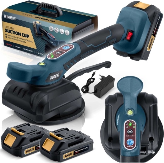 Elektrisk vibrerende vakuumsuger til fliser HUMBERG 100 kg