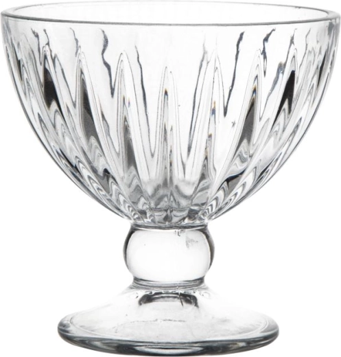 Venus glass dessert cup for ice cream and desserts 280 ml