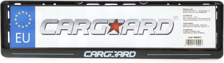 CARGUARD-plastramme til nummerplade, 2 stk.