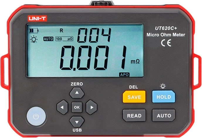 Micro-ohmmètre numérique Uni‑T UT620C+