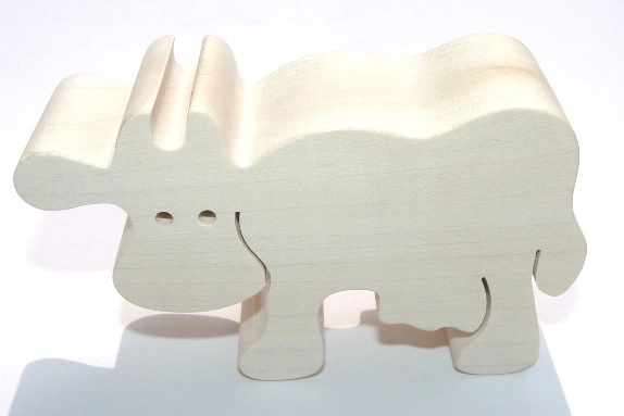 Wooden Animal Cow