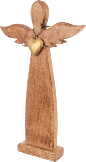 Un cœur doré comme accent subtil