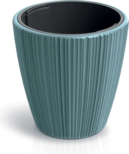 Vaso ORO con inserto blu scandinavo 19,9 cm