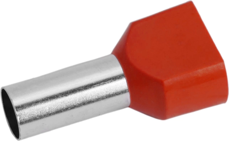 Capocorda per cavo con isolamento rosso per 2× 10 mm²