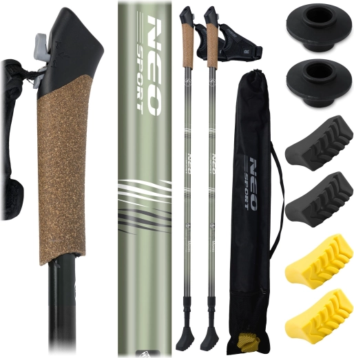 Bastoncini da trekking NEO SPORT NS-383 Nordic Walking 85–143 cm