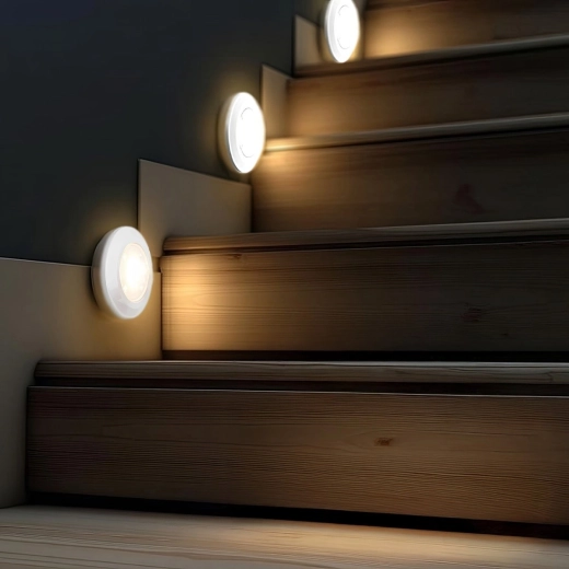 Éclairage sécurisé des escaliers et couloirs