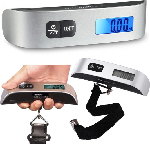 Digital luggage scale 50 kg with LCD display
