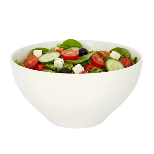 Large ouverture pour un mélange et un service faciles