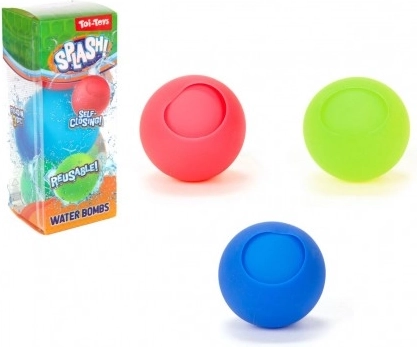Water Balloons with Self-Sealing Closure