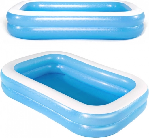 piscina da giardino gonfiabile Bestway, blu, 262 × 175 × 51 cm