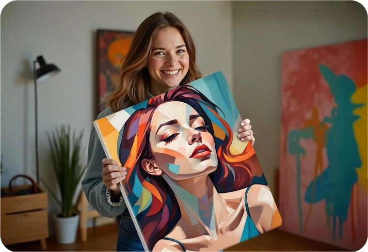 Opera finita pronta da appendere