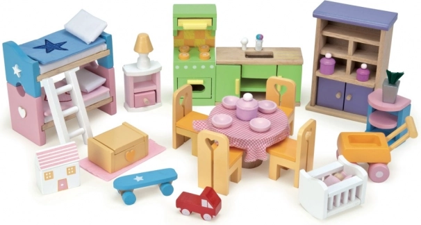 Le Toy Van začetni komplet pohištva za hiško