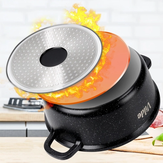 Compatible with all types of stoves including induction