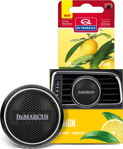 Deodorante per auto Dr. Marcus a forma di altoparlante Lemon